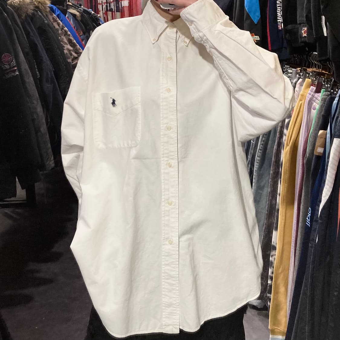 [IM]폴로 랄프로렌 시그니처 포니 화이트셔츠 상품이미지2