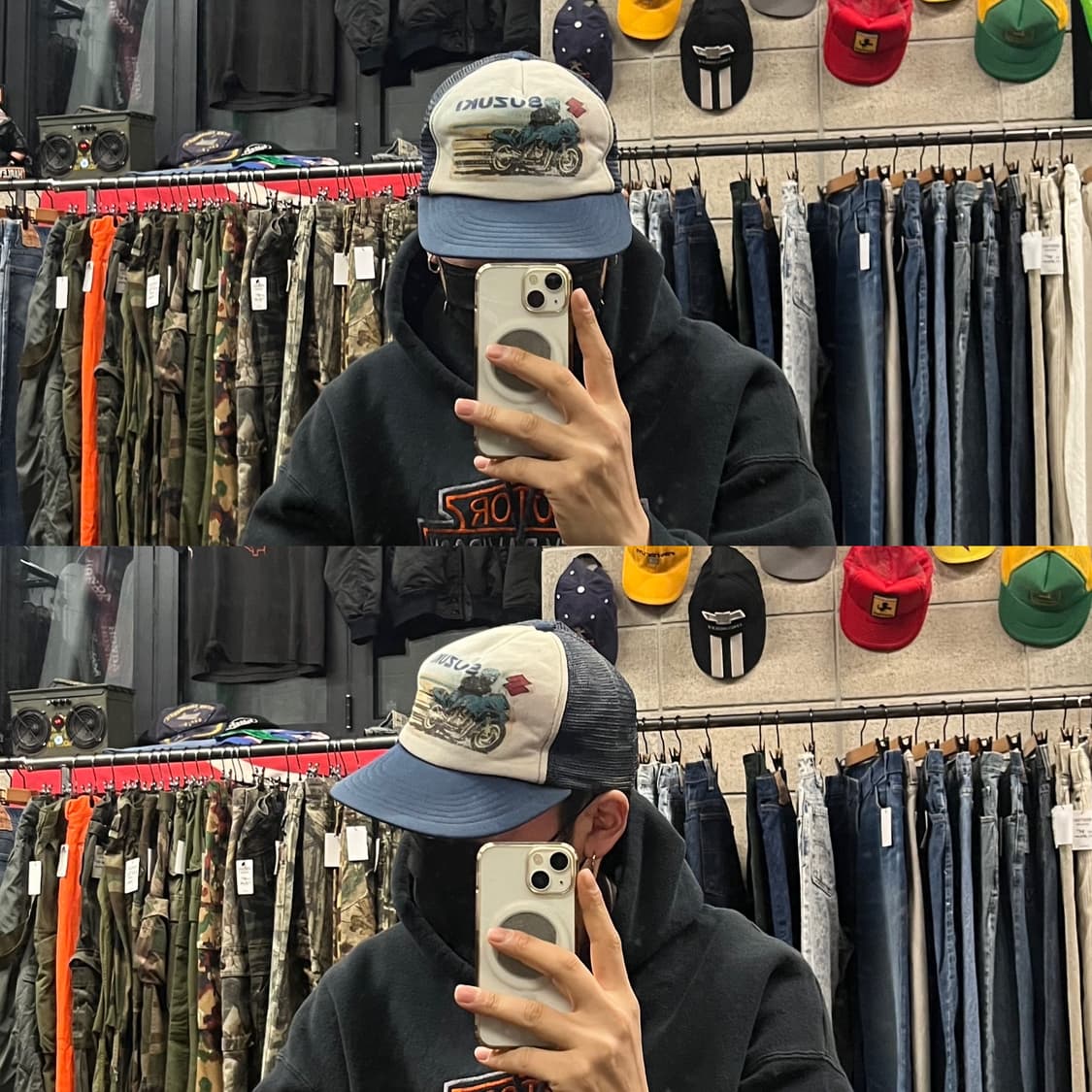 80s 스즈키 카타나 레이싱 캡 상품이미지6