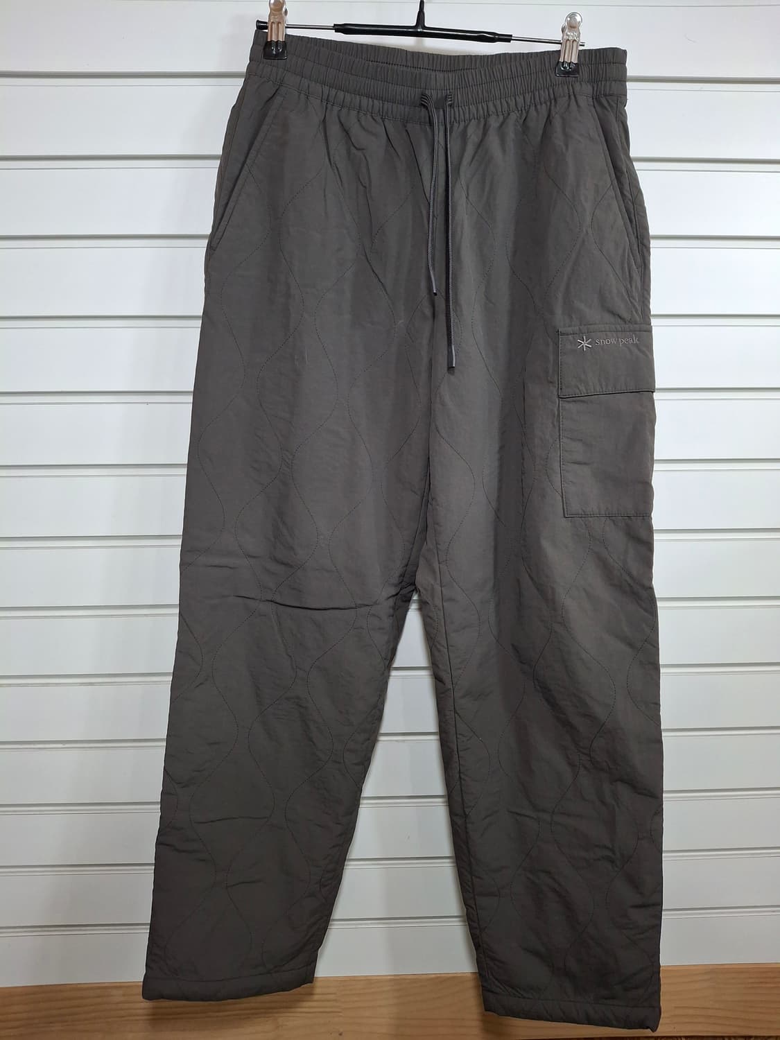 스노우피크 퀼팅 바지 S 그레이 상품이미지1
