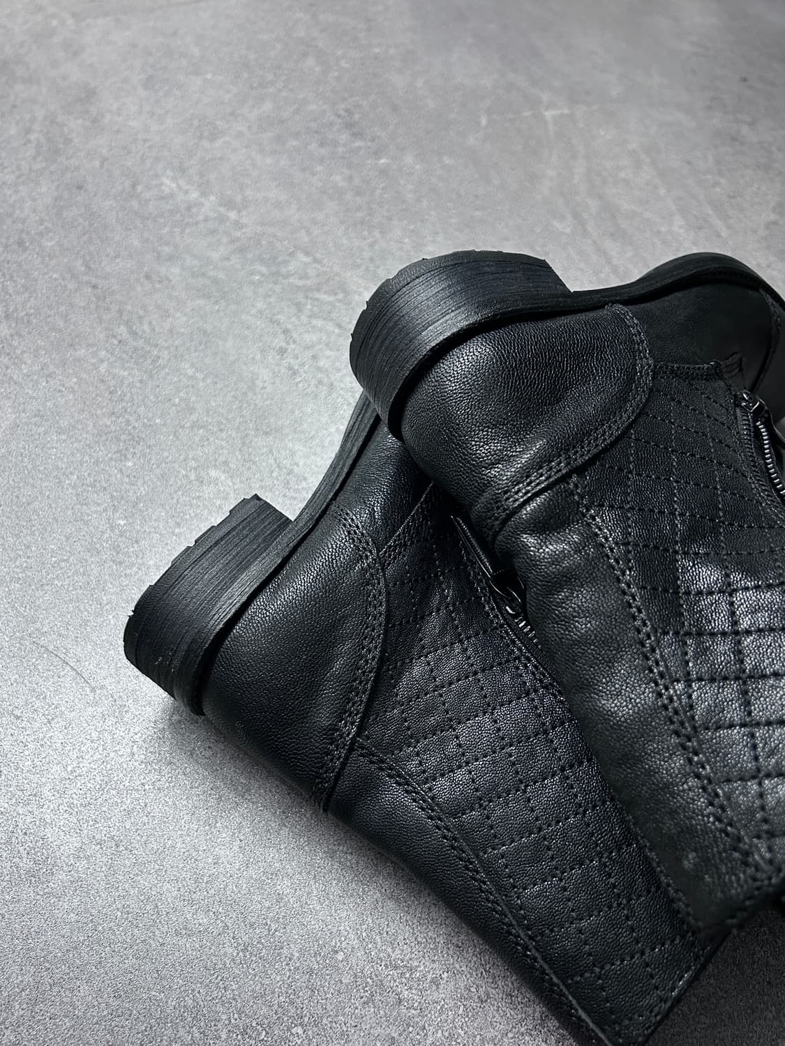 샤넬 2014 칼 라거펠트 퀼팅 컴뱃부츠 상품이미지6