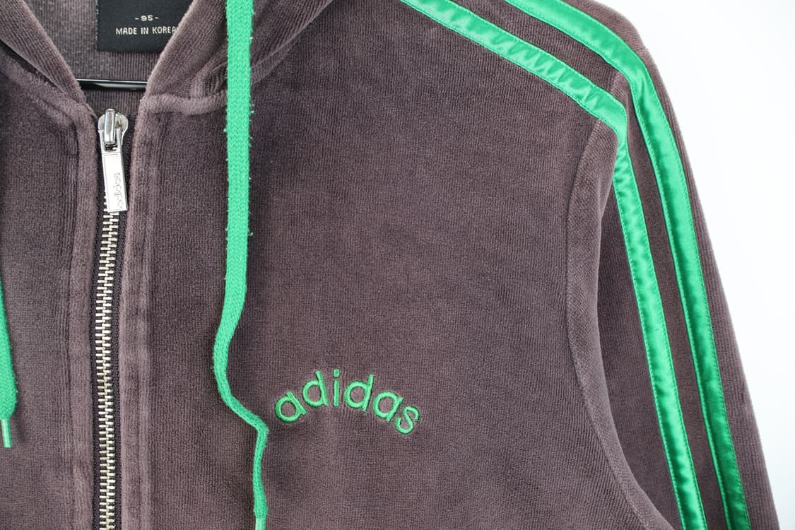 Adidas Velvet Zip Up Hoodies 상품이미지6