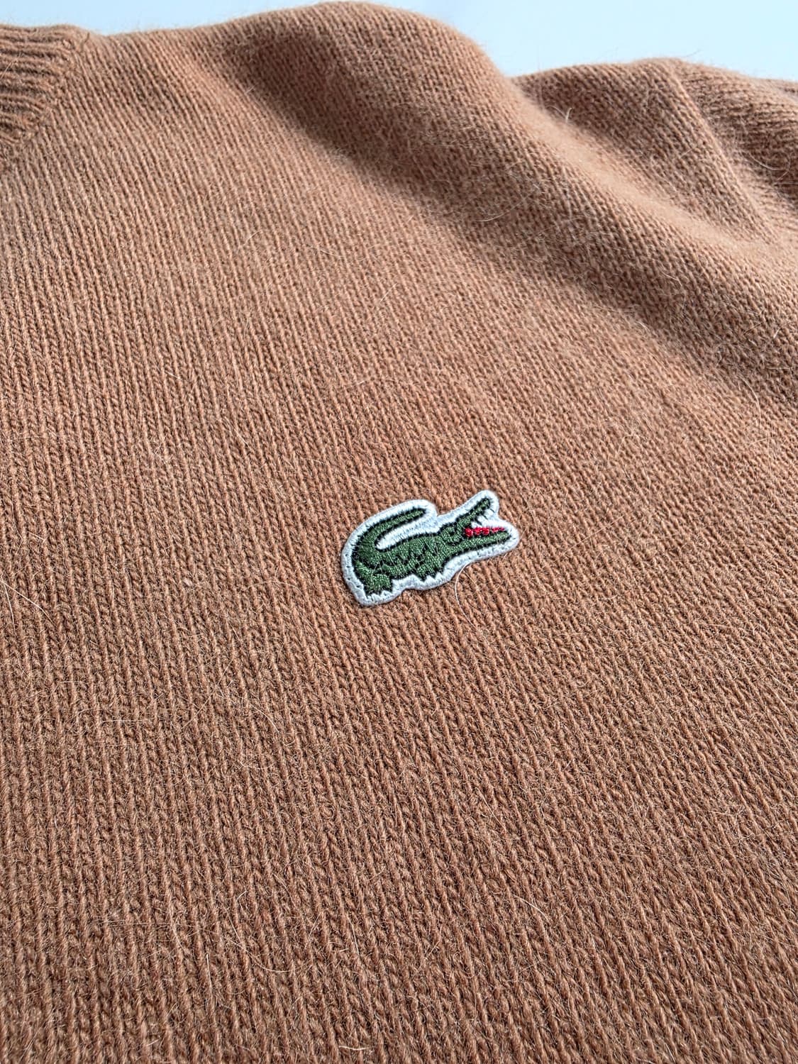 Lacoste / 브라운 앙고라 니트 상품이미지4