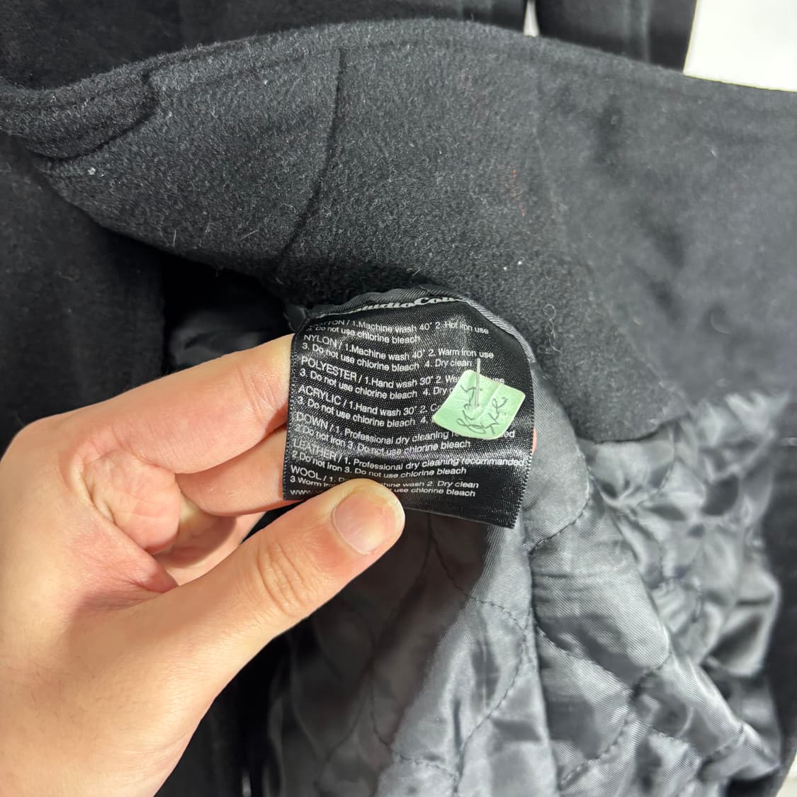 S 비바스튜디오 블랙 하프 발마칸코트 상품이미지7