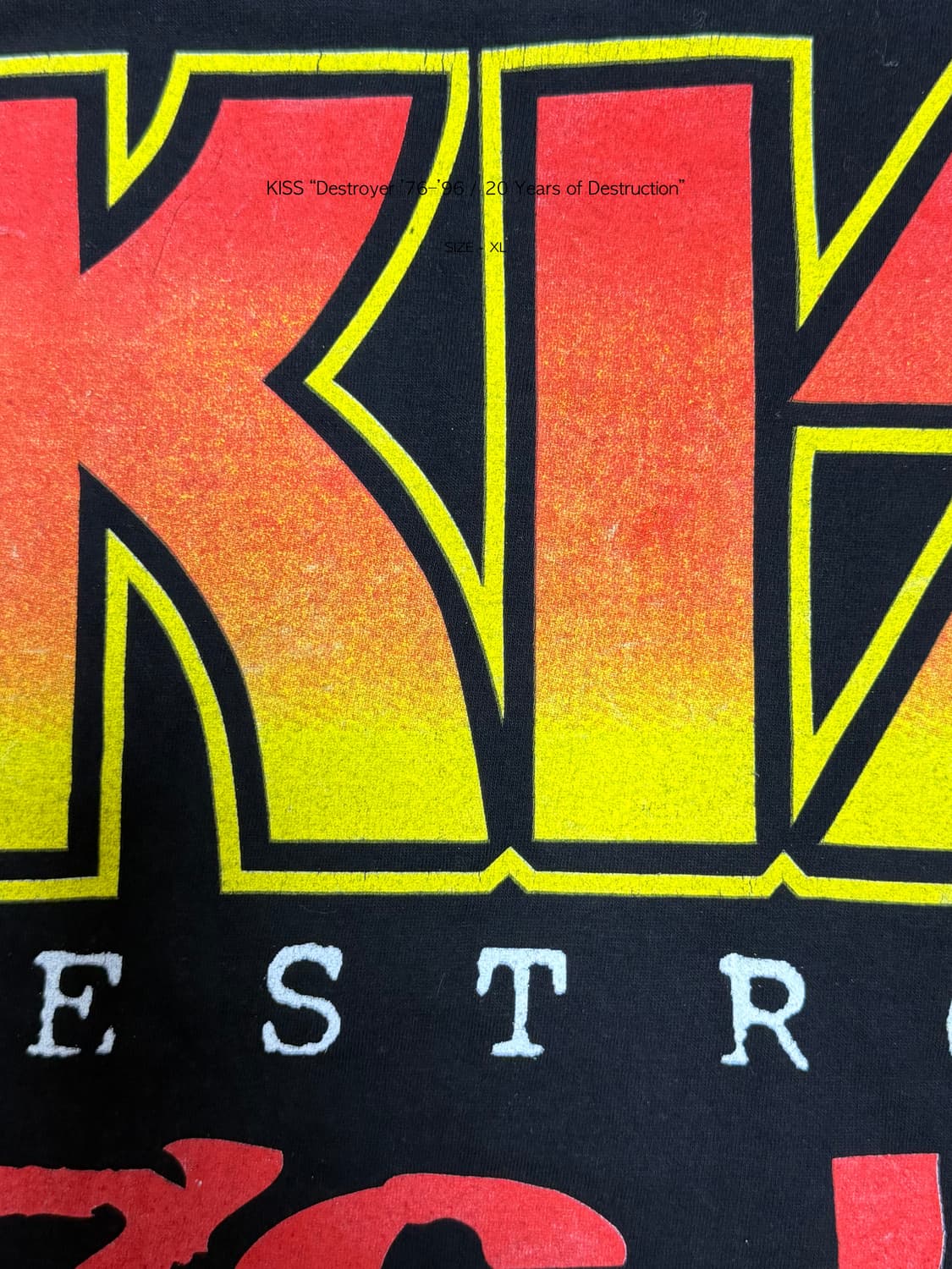KISS “Destroyer “ vintage t-shirt  상품이미지6