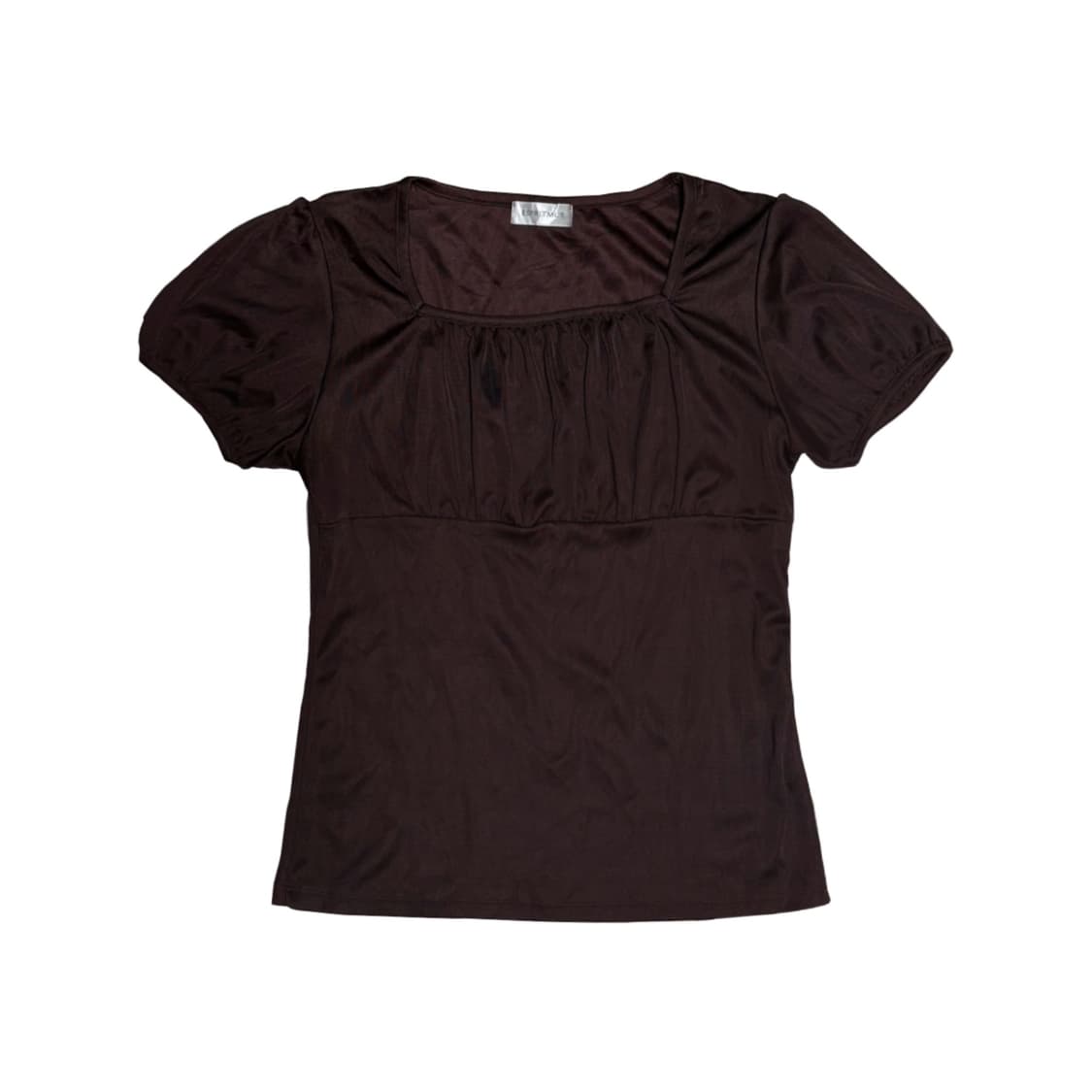 🤎스퀘어넥 셔링 반팔🤎 상품이미지1