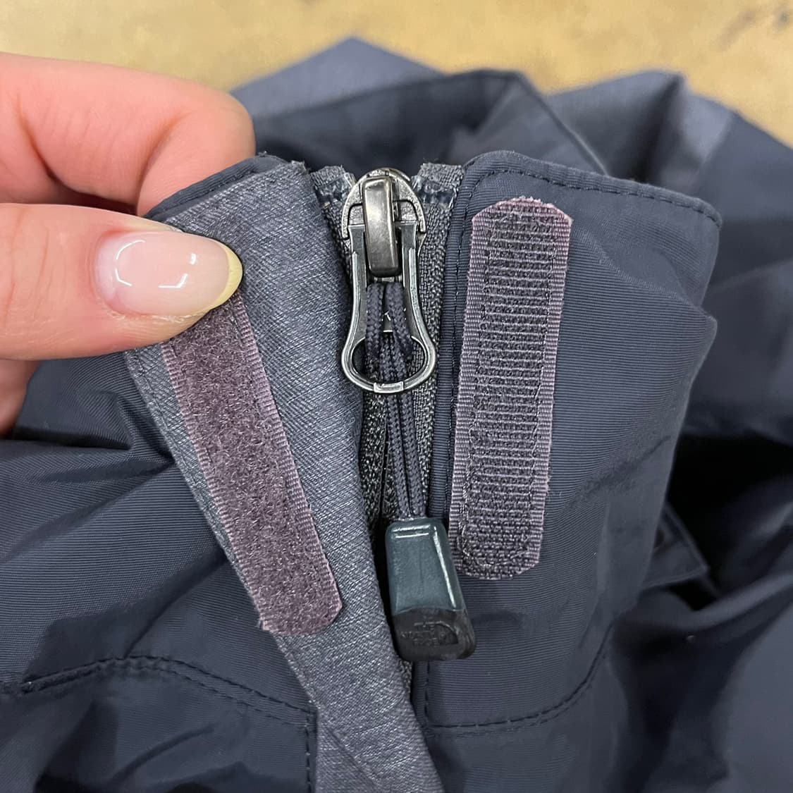 [정품/L] 노스페이스 블랙 회색 바람막이 자켓 b19 상품이미지8