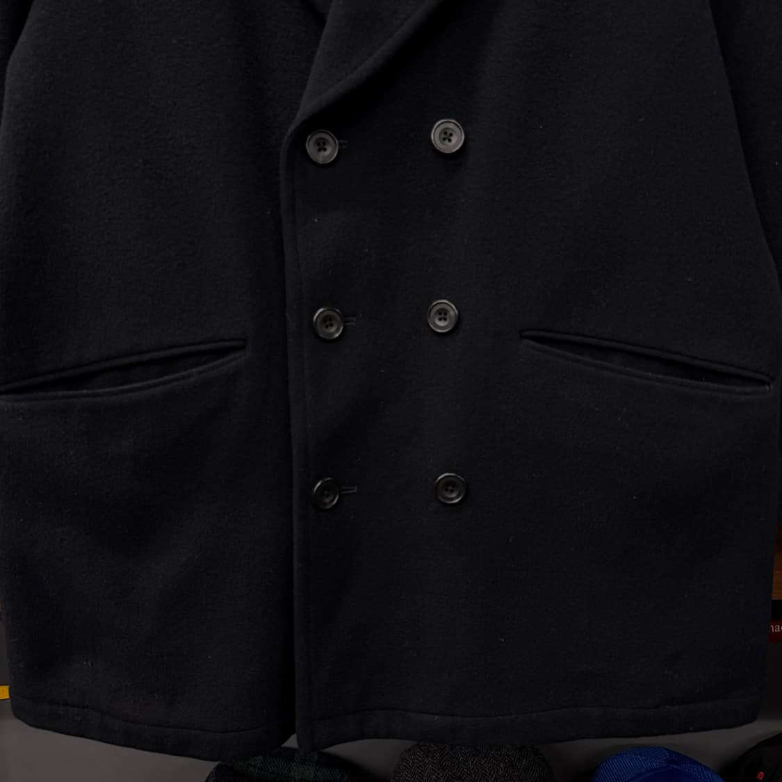 90s J.PRESS 제이프레스 US NAVY 해군 밀리터리 복각 피코트 상품이미지4