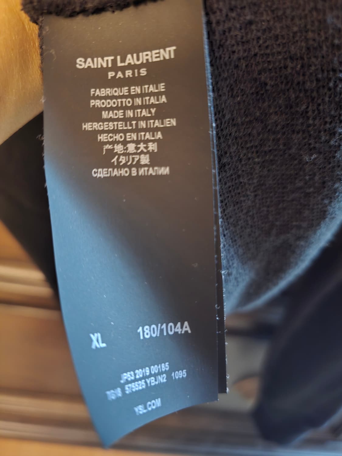 생로랑 스타로고 후드 xl사이즈입니다. 상품이미지3