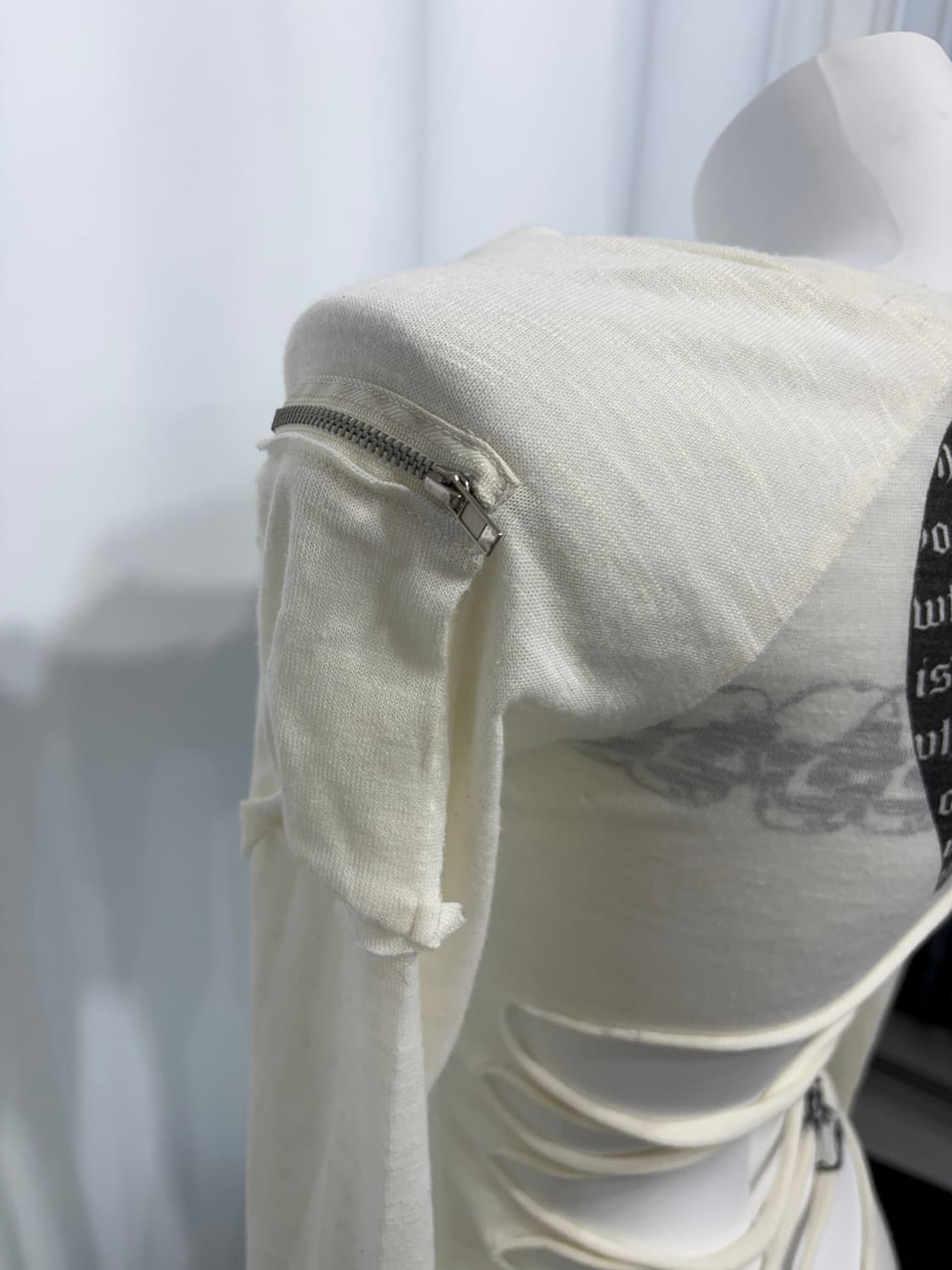 🎸화이트 백 디테일 롱슬리브🎸 상품이미지7