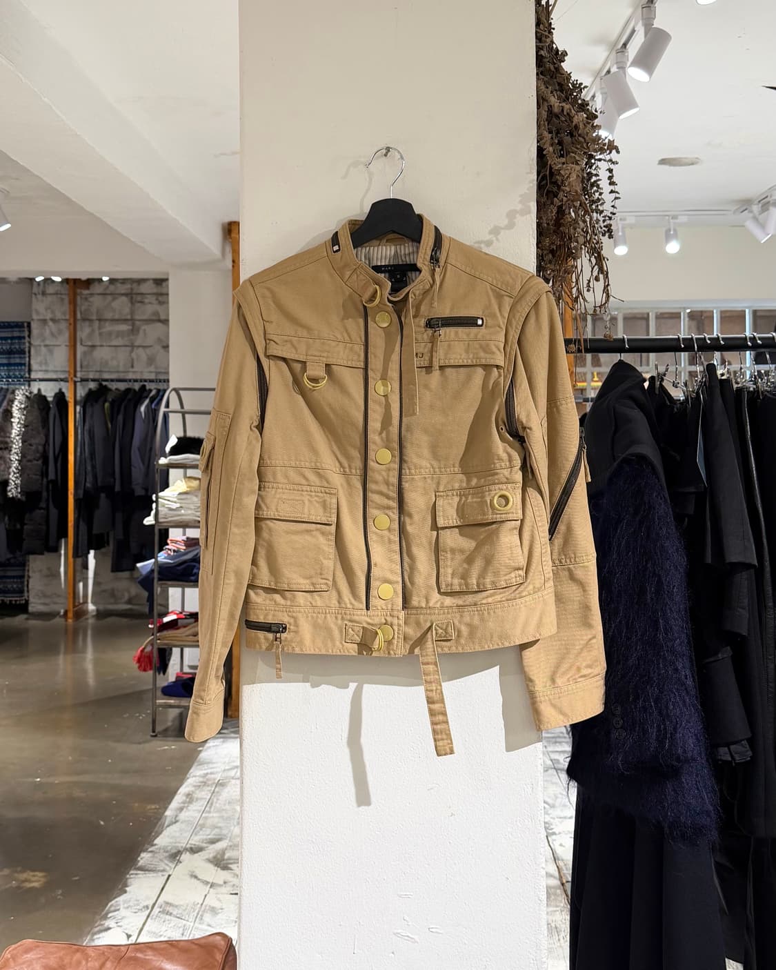 마크 제이콥스 베이지 포켓 워크 자켓 상품이미지1