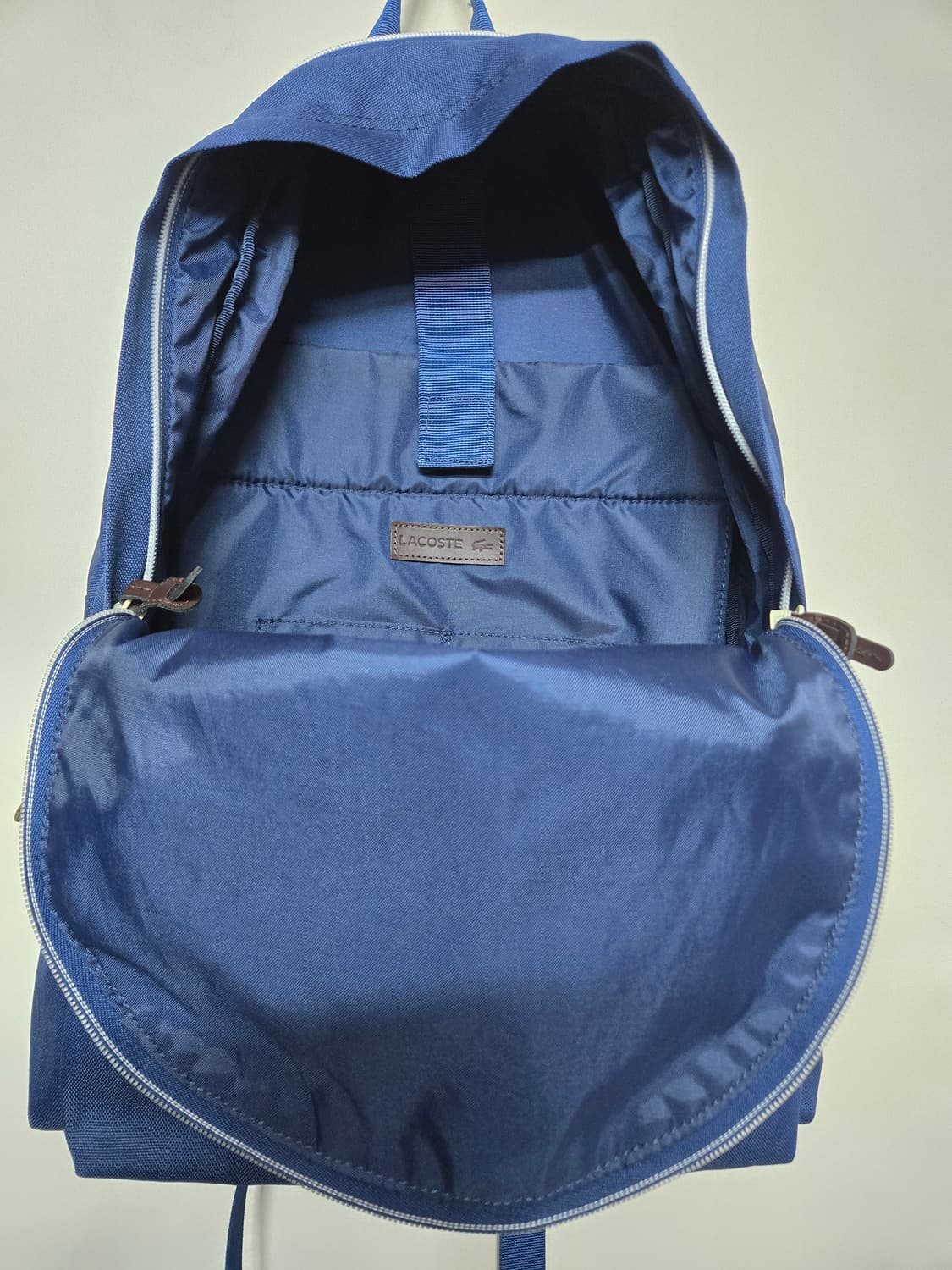 라코스테 네이비 확장형 백팩 가방 상품이미지5