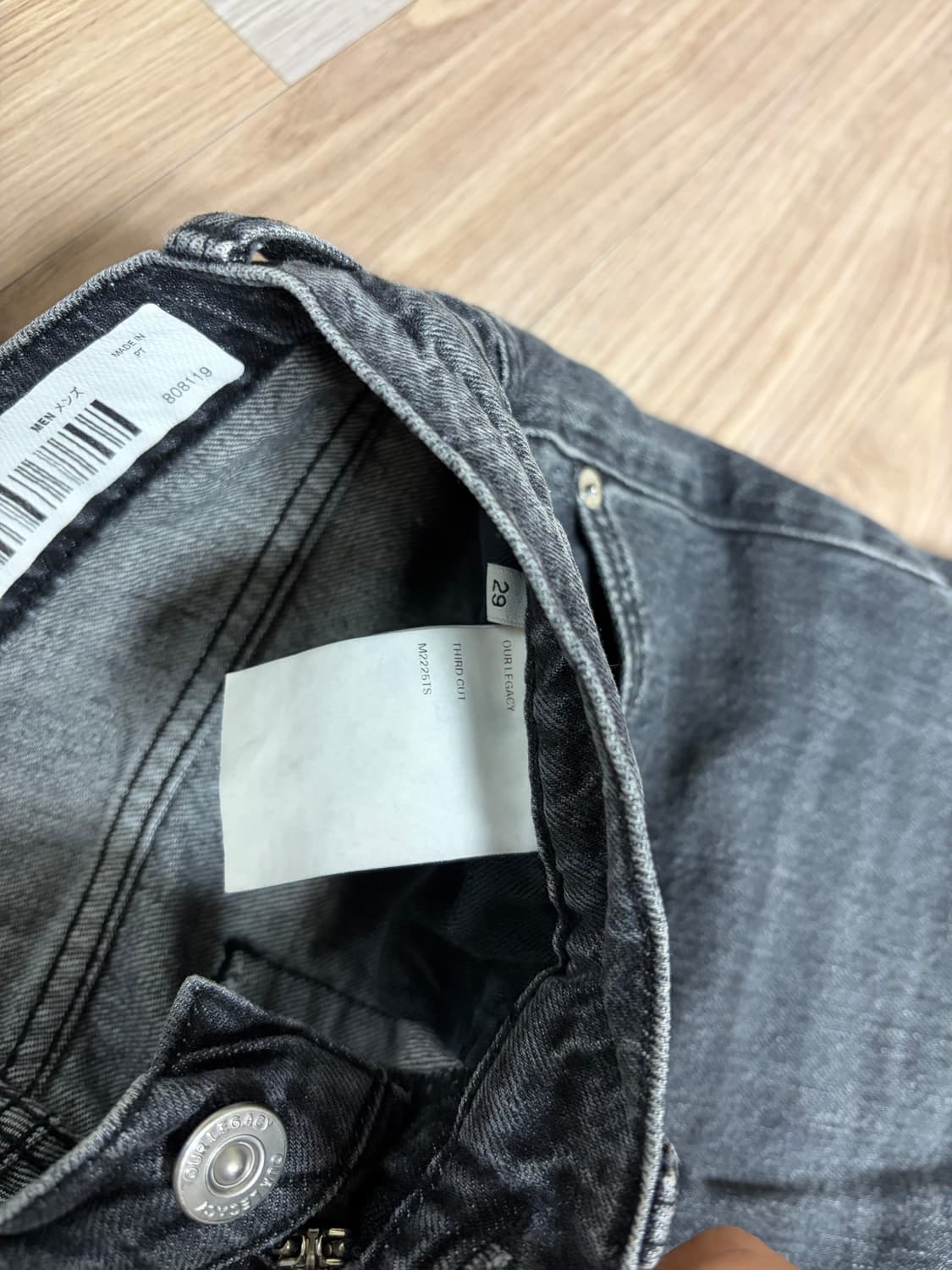 29) 아워레가시 써드컷 슈메틀링 패치 데님 상품이미지4