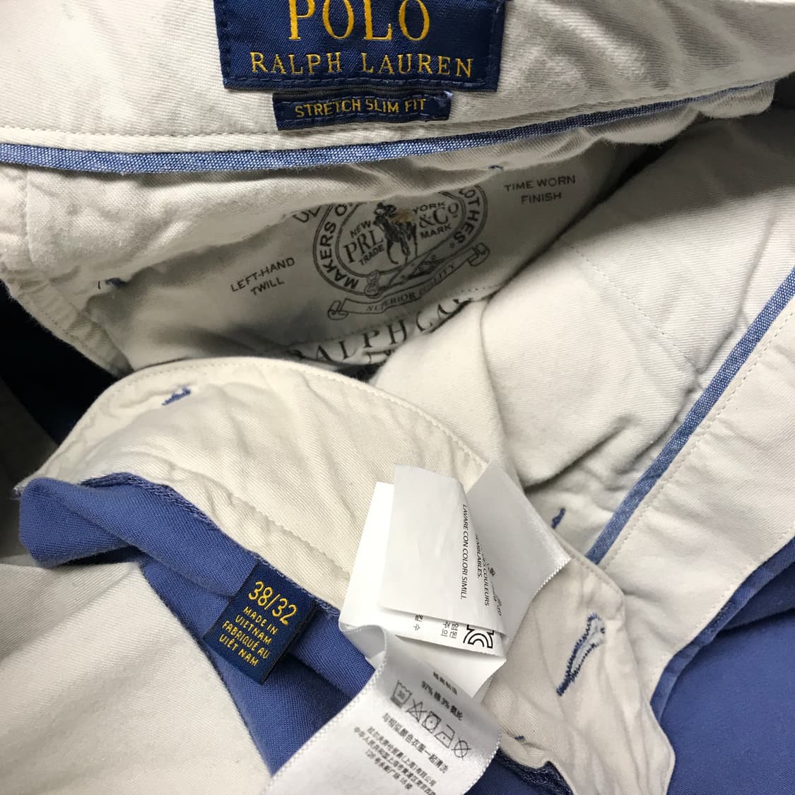폴로 랄프로렌 치노 팬츠 블루 38/32 상품이미지6