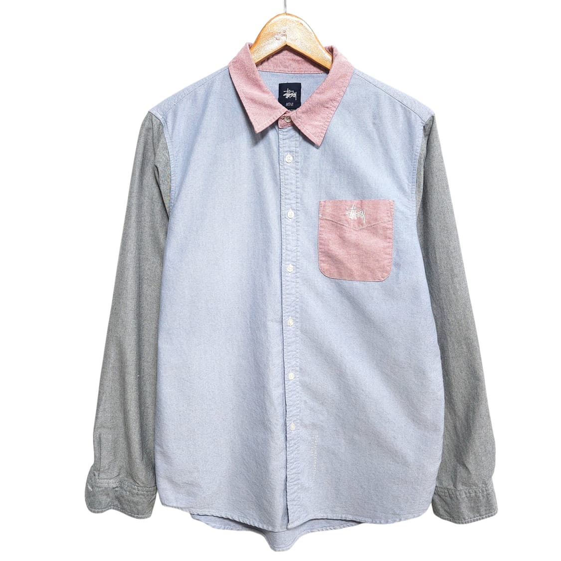 100)Stussy 스투시 멀티배색 옥스포드 셔츠 상품이미지1