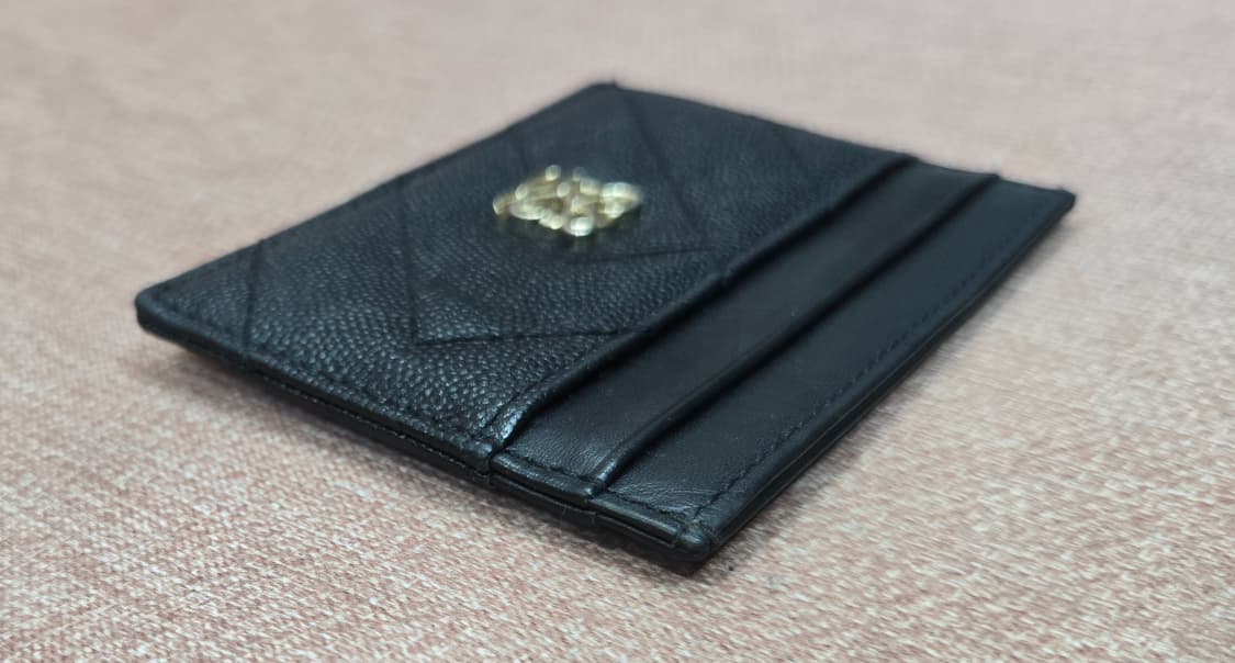 루이까또즈 블랙 퀼팅 카드지갑 상품이미지5