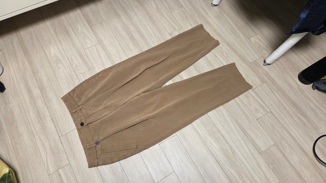 커스텀 멜로우 원턱 세미 배기 슬랙스 팬츠  상품이미지2