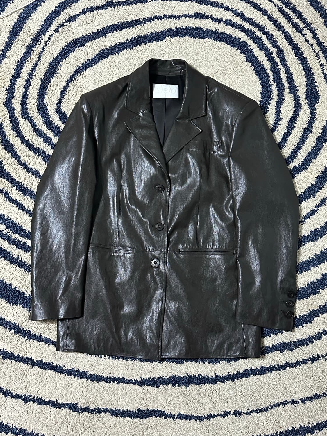 S/E/O 레더자켓 SIZE 2 다크브라운  상품이미지4