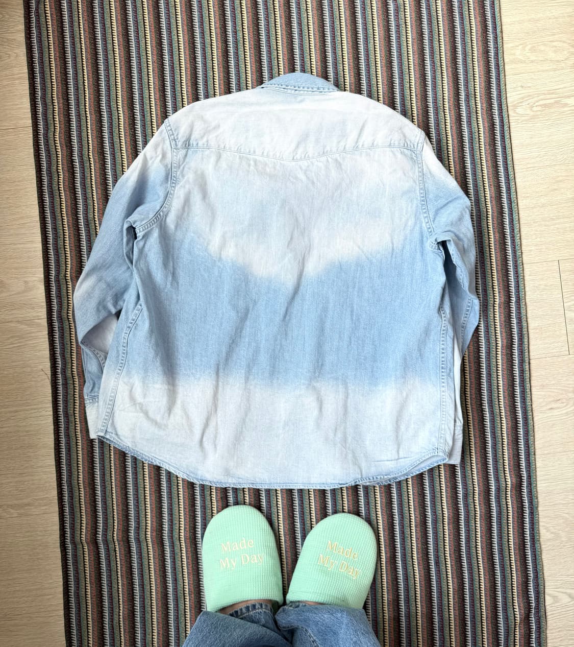 포터리 데님 셔츠 상품이미지2