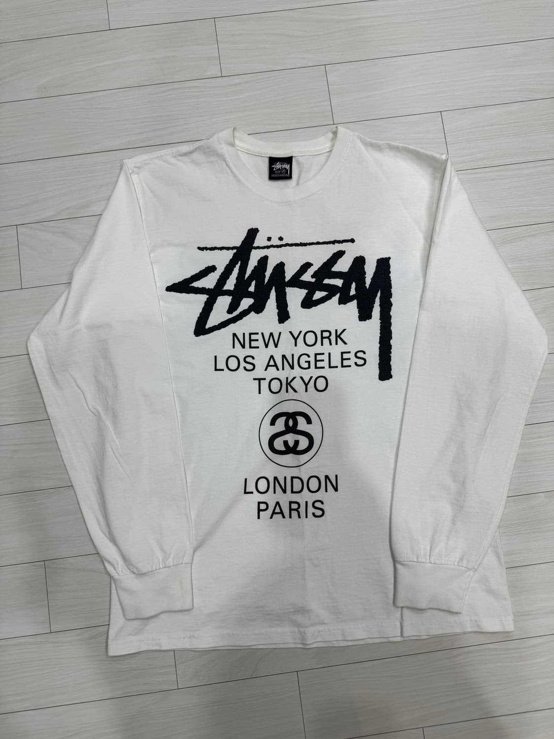 스투시 월드투어 롱슬리브 m 상품이미지1