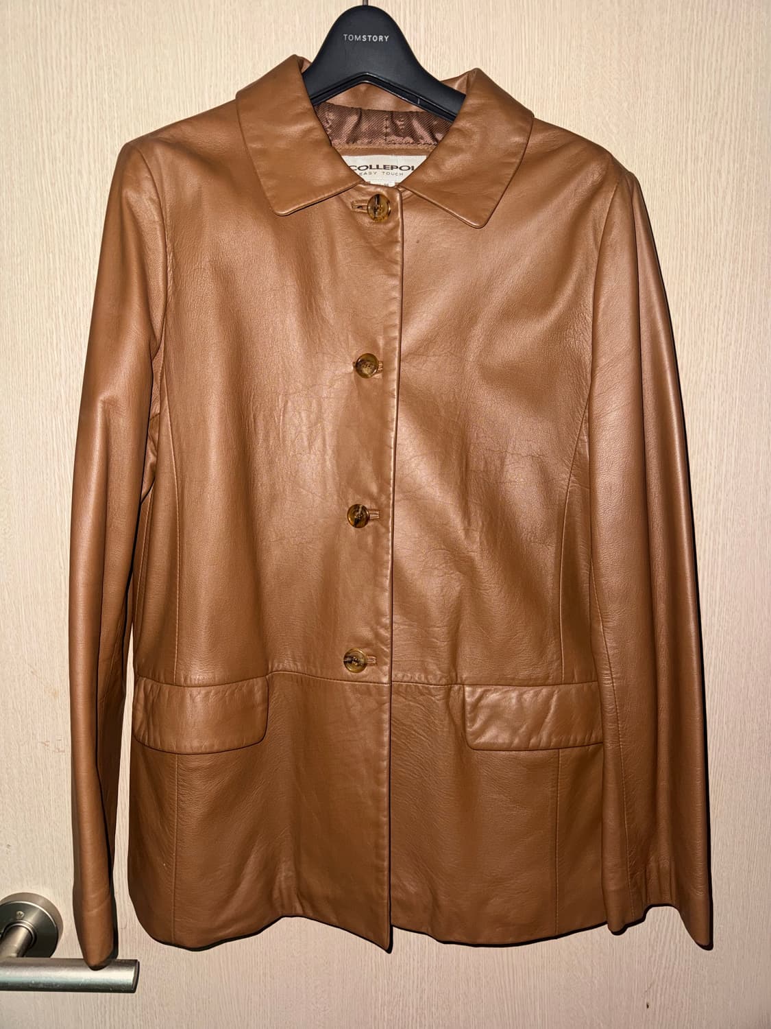 Collepoi 브라운 레더자켓 (가죽자켓) / (당일배송) 상품이미지1