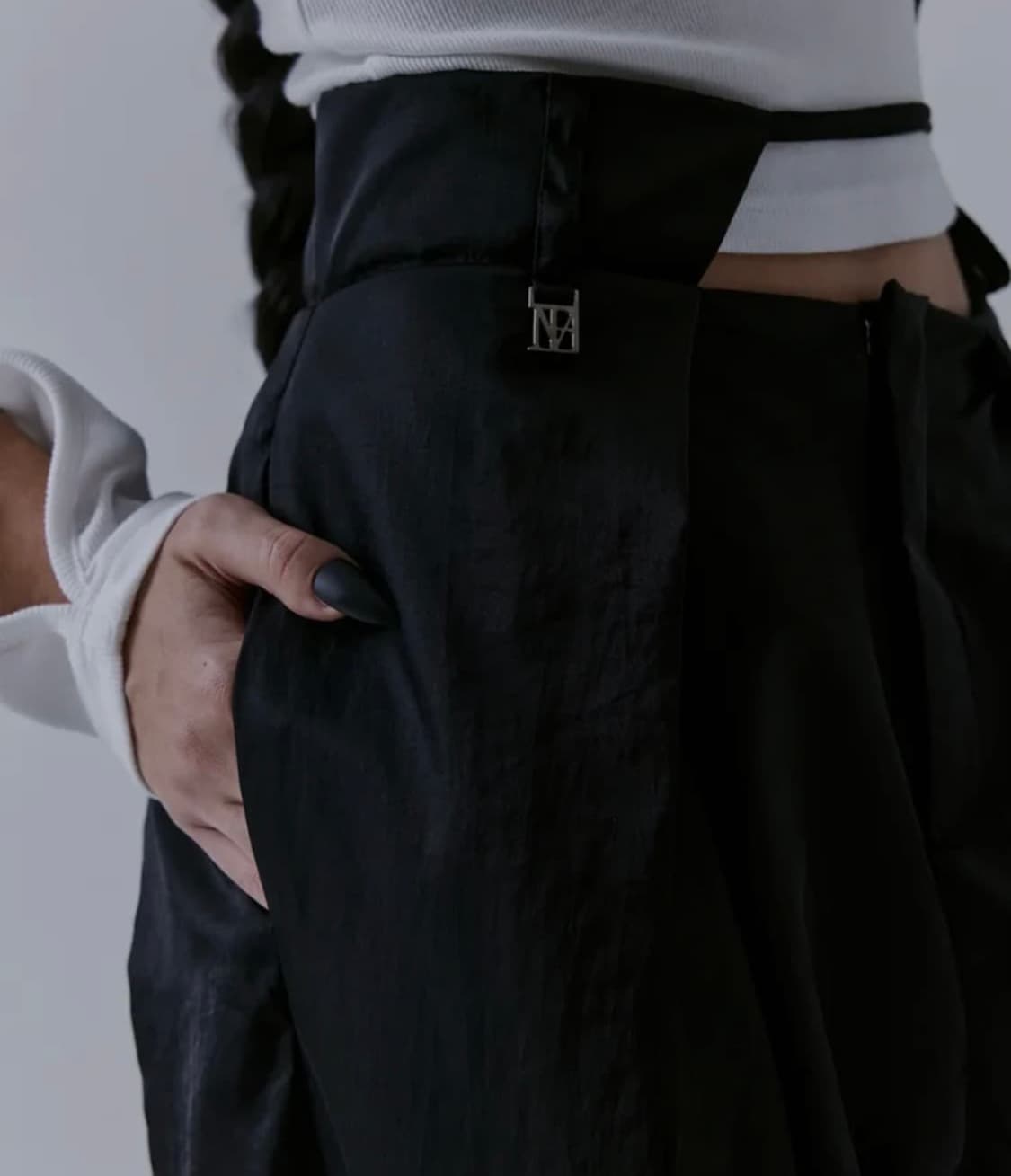 트리밍버드 unbalance waist strap pants 상품이미지3