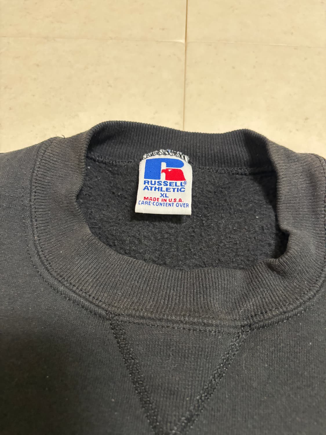 Usa 90s 러셀 애슬레틱 스웻셔츠 블랙 XL 상품이미지3