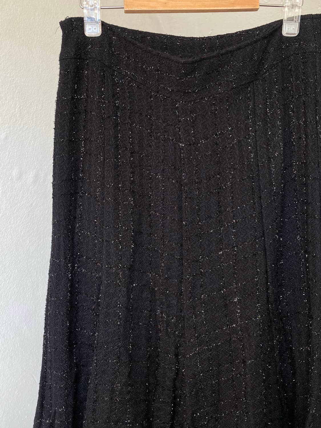 블랙 플레어 미디 스커트 상품이미지8