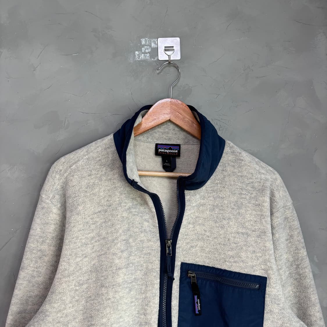 파타고니아 신칠라 플리스 자켓 오트밀 헤더 상품이미지2