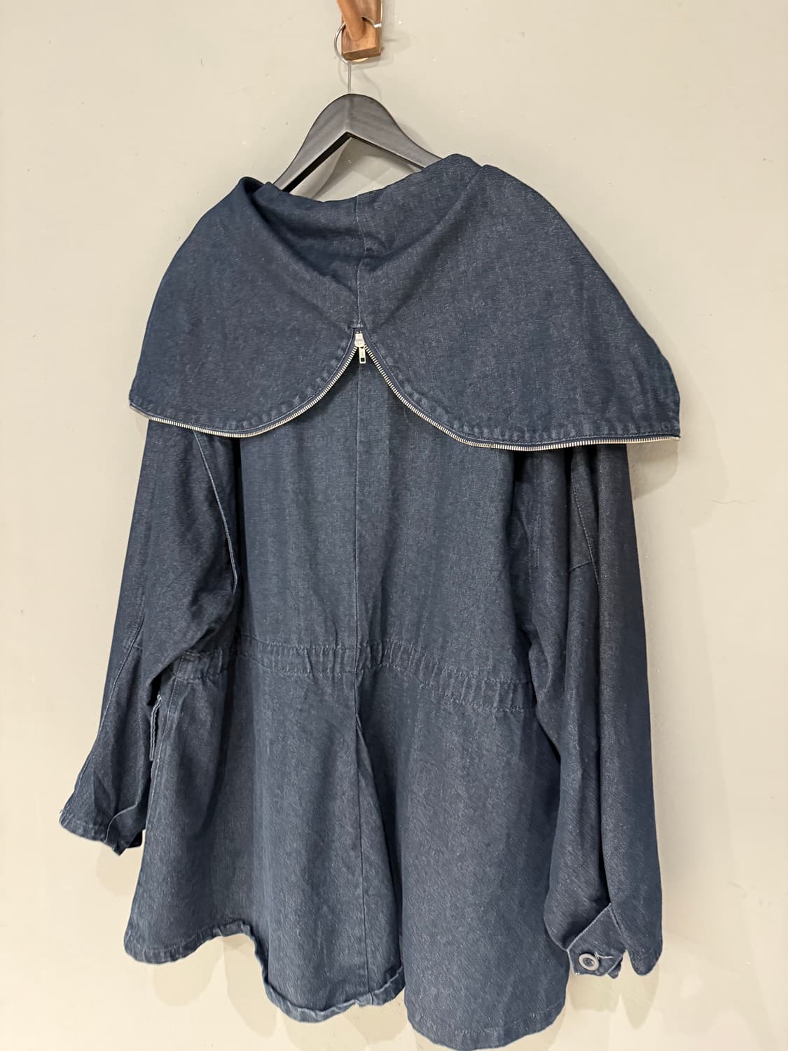 Oversized button-up hood jacket  상품이미지10