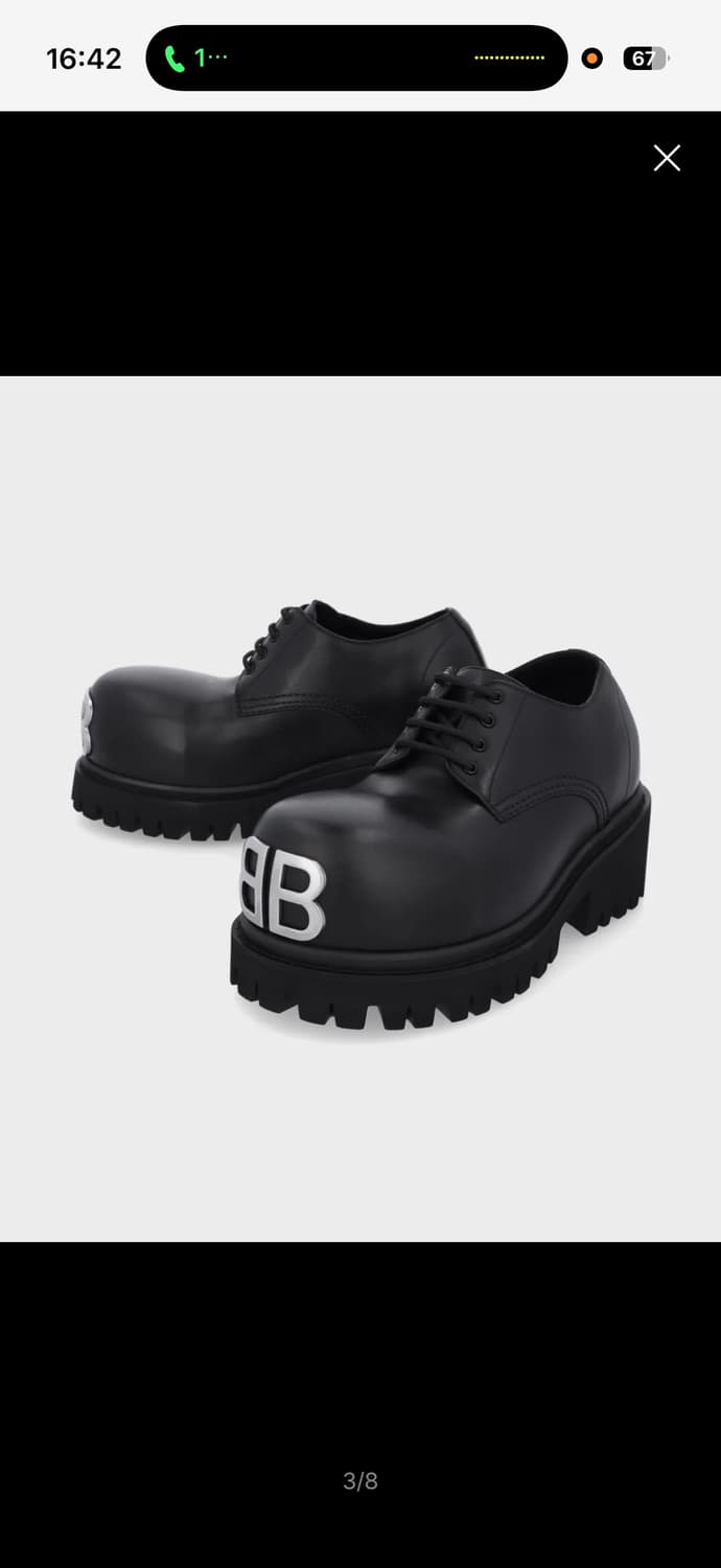 새상품) 발렌시아가 스톰퍼 더비 슈즈 42,43사이즈 상품이미지1