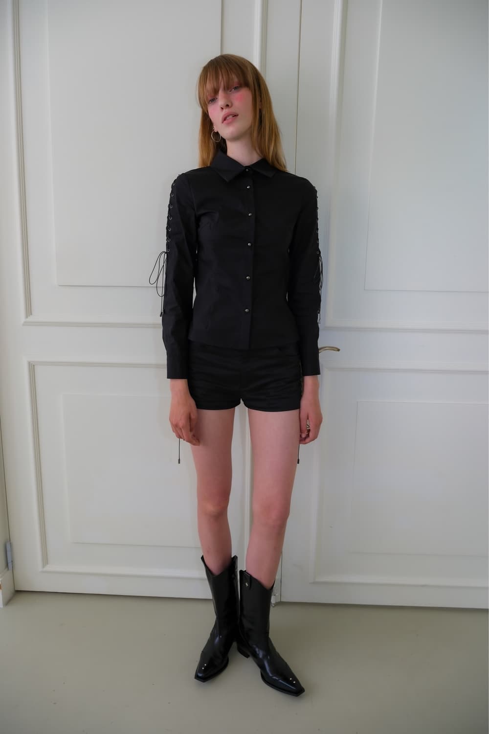LOSESLEEPOVER Corset silver tip Blouse  상품이미지6