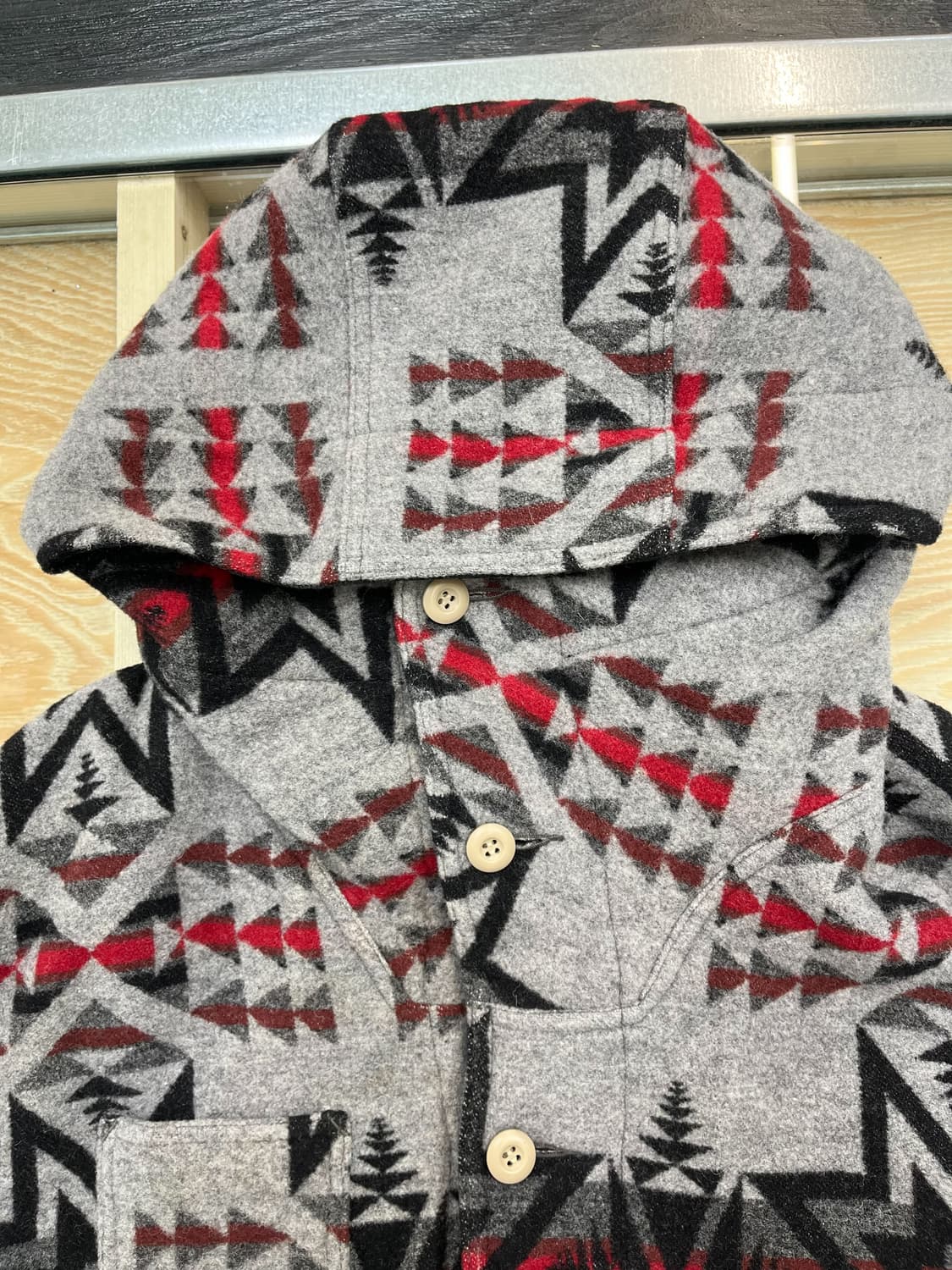 스펙테이터 에스닉 울 후드 코트 상품이미지6