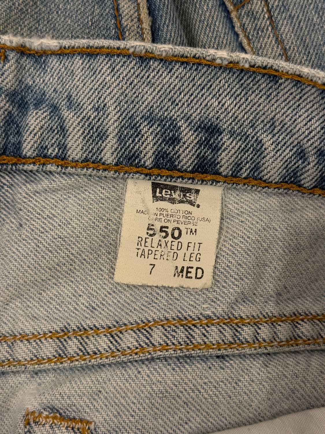 90s USA Levi’s 550 Denim Shorts 상품이미지8