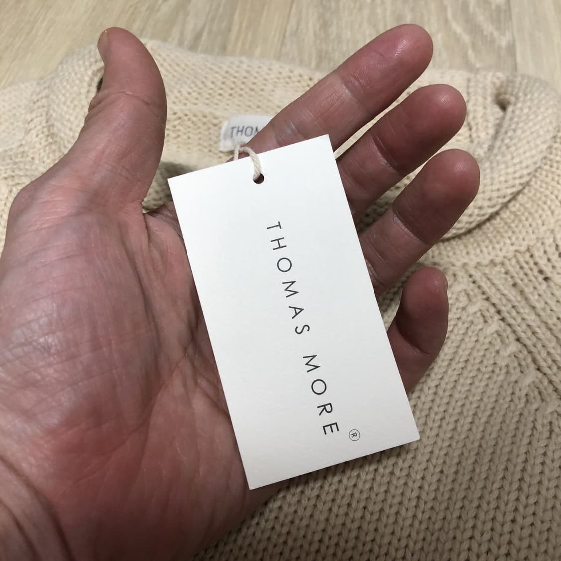 (L) 새상품 토마스모어 THOMAS MORE 메리노울 롤넥 롤링 폴라  상품이미지6