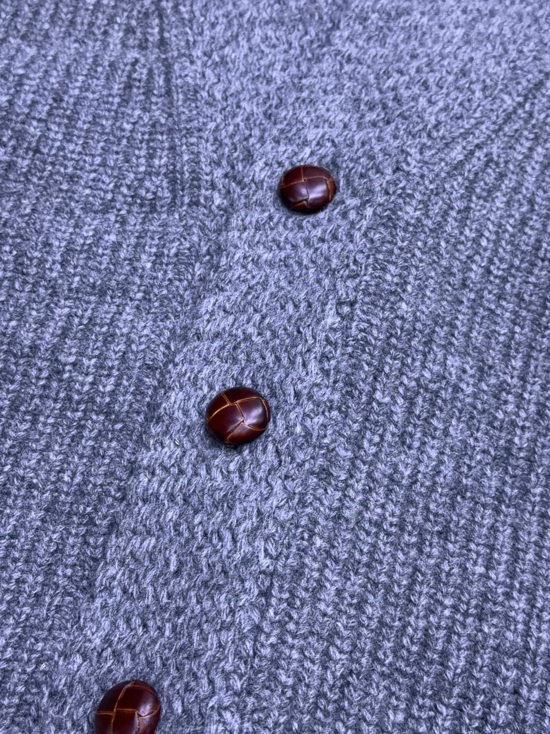 옐로우페이퍼 파슨스 클래식 숄카라 가디건 그레이 M 상품이미지5