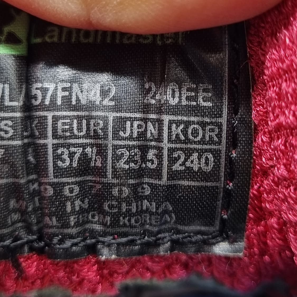 랜드마스터 여성등산화240 상품이미지6