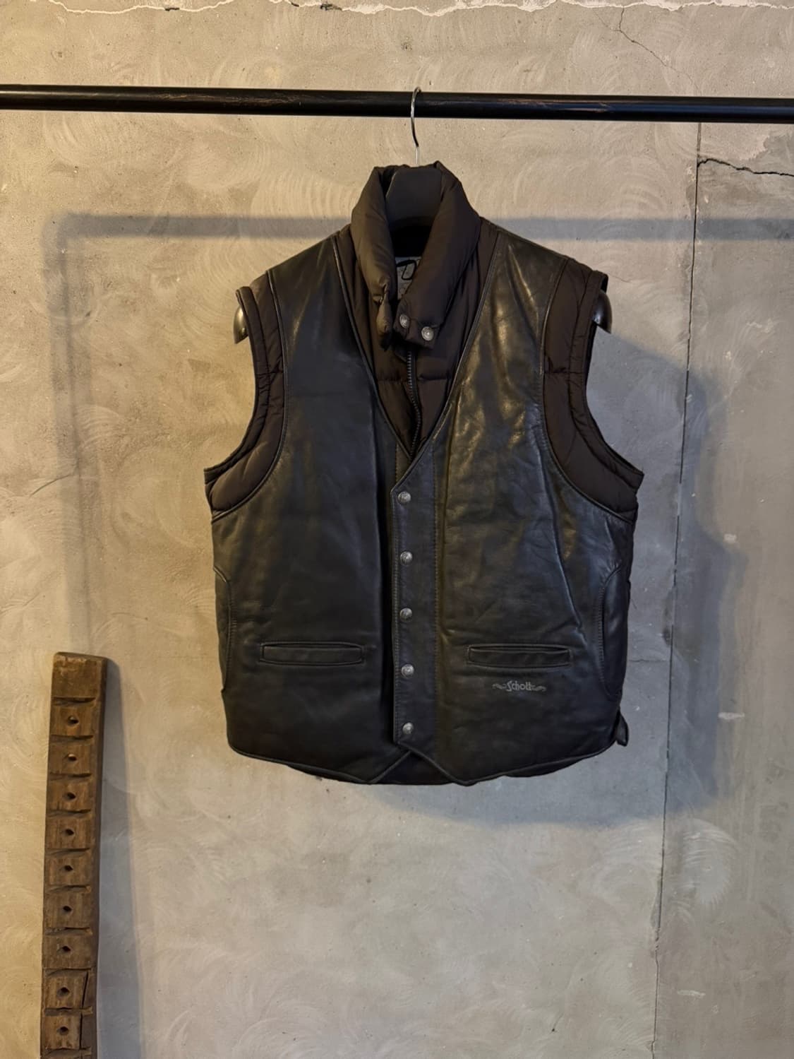 Down by SCHOTT 구스다운 카우하이드 베스트 100 상품이미지9