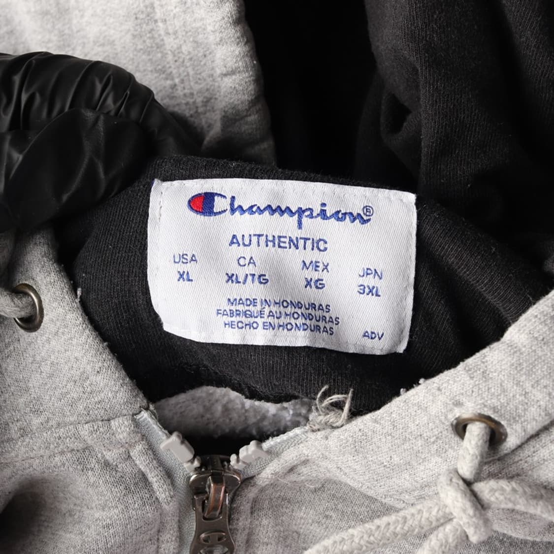 챔피온 파워블렌드 기모 후드 집업 XL 상품이미지5