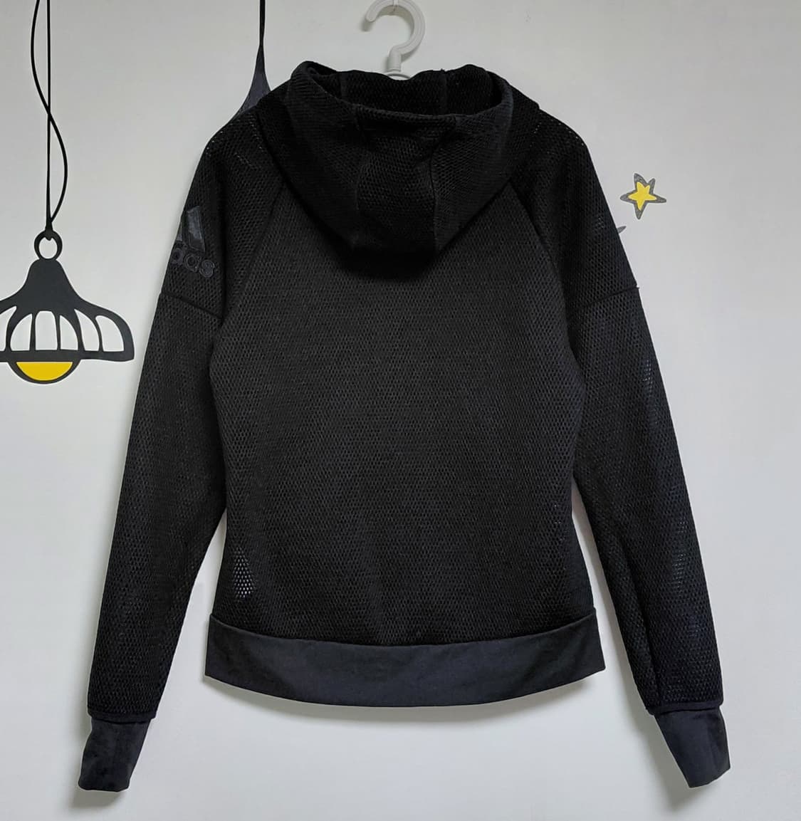 아디다스 Z.N.E. 풀짚 메쉬 후드 자켓 (블랙/여성 M) 상품이미지8