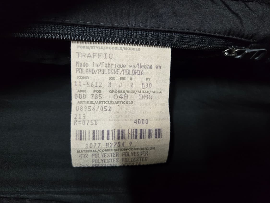 HUGO BOSS 남성 블랙 코트 38R 상품이미지5