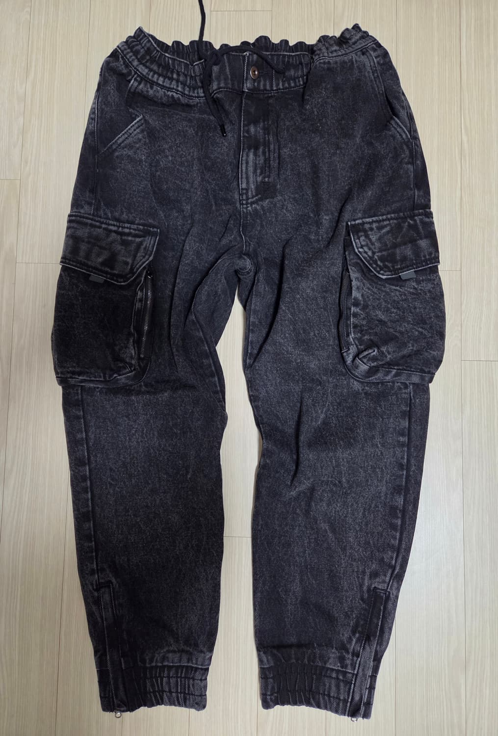 스타터 카고 워싱 조거 데님팬츠 상품이미지1