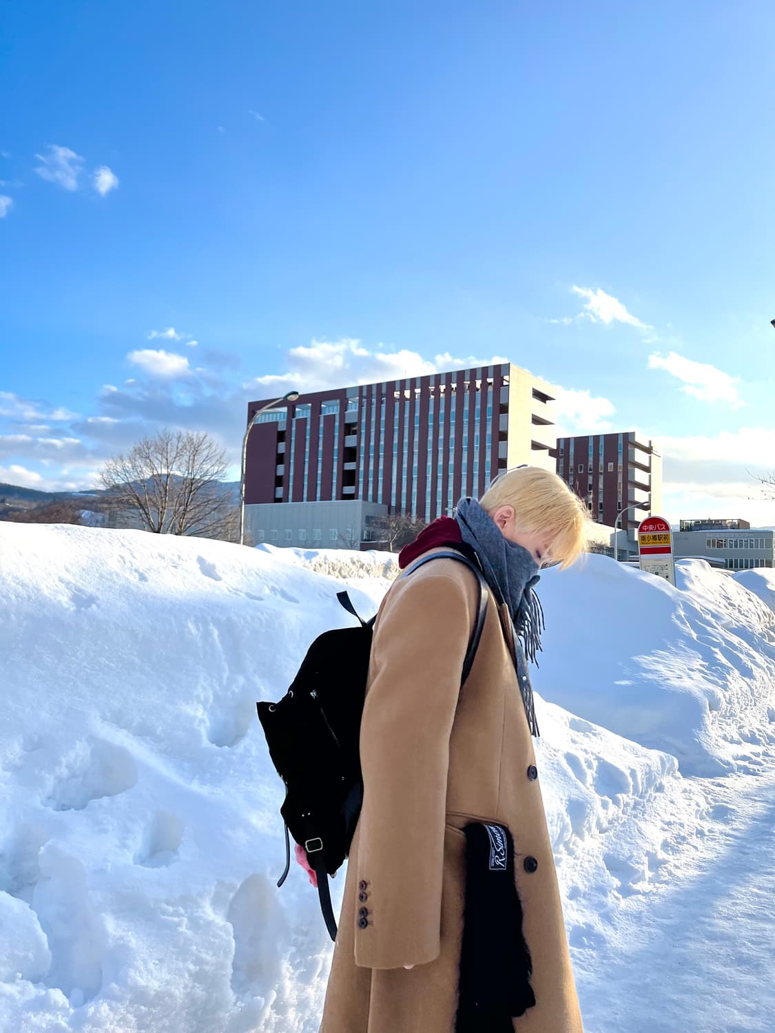 STU 더블 코트 카멜 상품이미지4