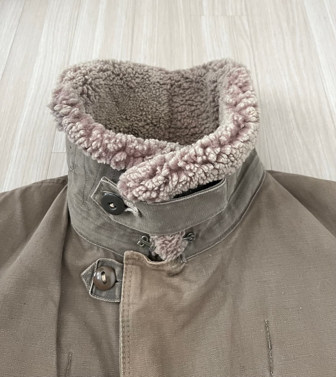 40s 스웨덴군 M1909파카 베이지 상품이미지5