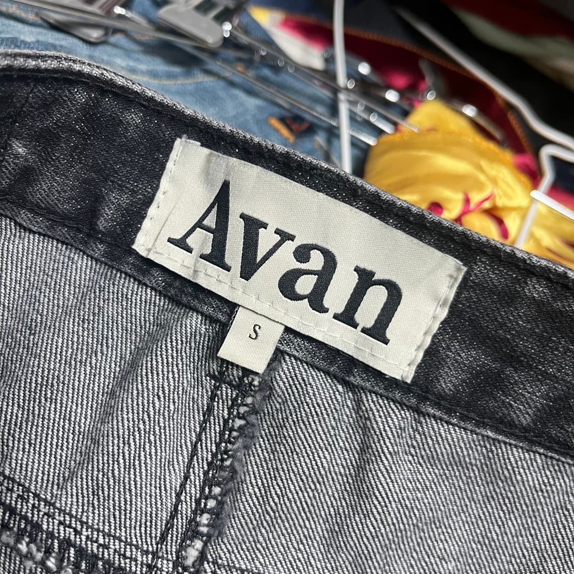 Avan 어반드레스 블랙 데님 반바지 S 상품이미지2