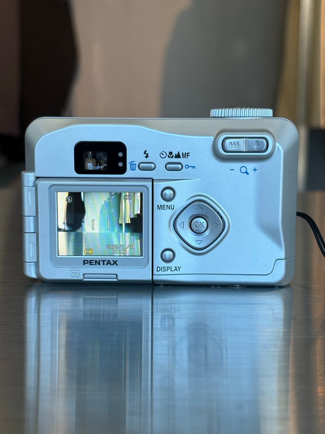 셀카가능)펜탁스 옵티오 230 실버 빈티지디카 상품이미지3