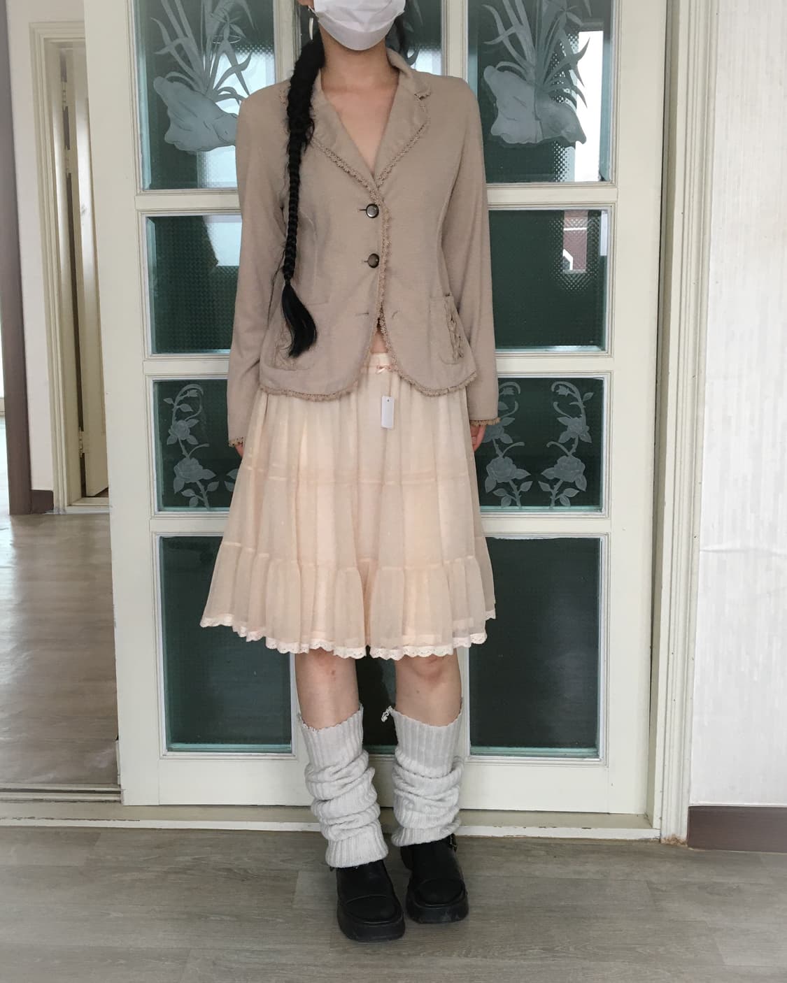 Lace sha mini skirt 상품이미지7
