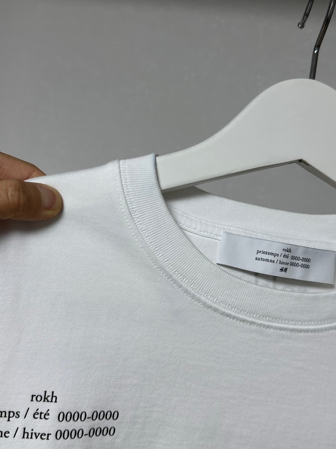 H&M x ROKH 콜라보 반팔 L 급처 상품이미지6