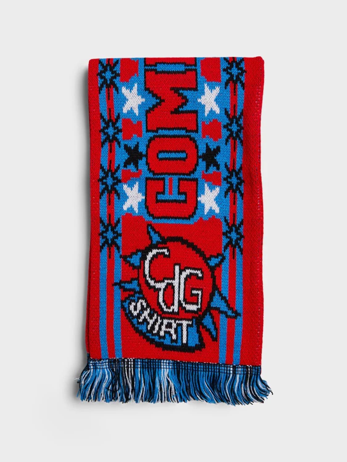 꼼데가르송 셔츠 니트 자카드 풋볼 스카프/머플러/목도리 상품이미지4