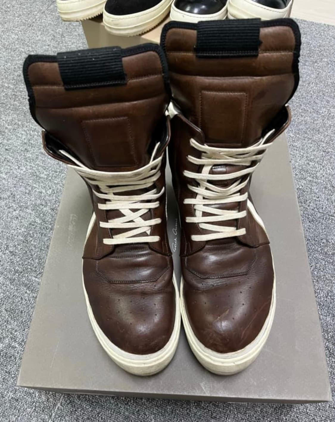 42.5) 릭오웬스 지오바스켓 브라운 상품이미지1