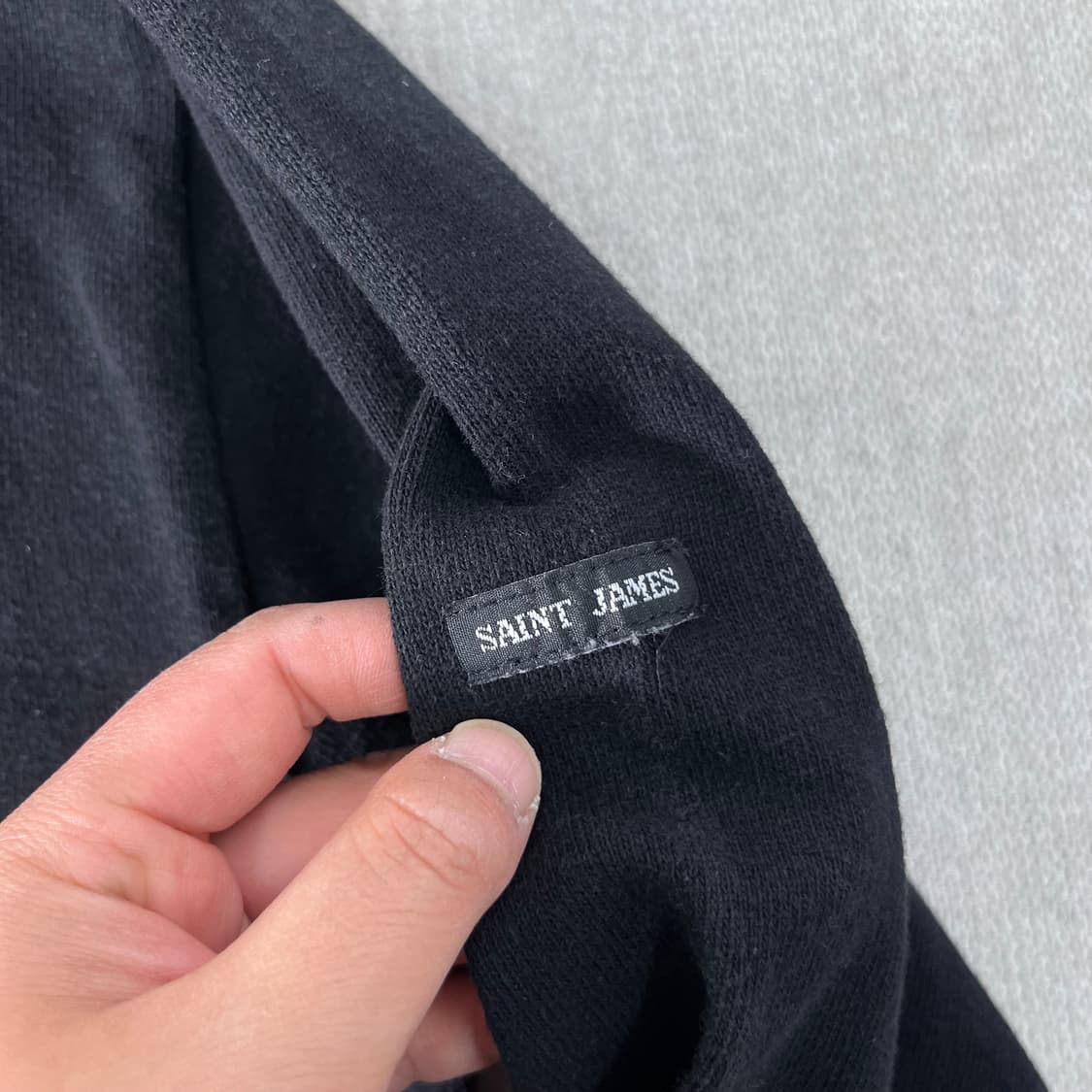 W 100 세인트제임스 엘보우 패치 롱슬리브 티셔츠 상품이미지3